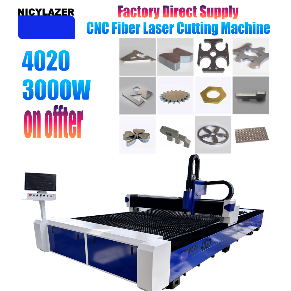 NICYLAZER CNC 3000W 4020 Fiber - Industrial Laser Metal Cutting Machine ulasan dan harga