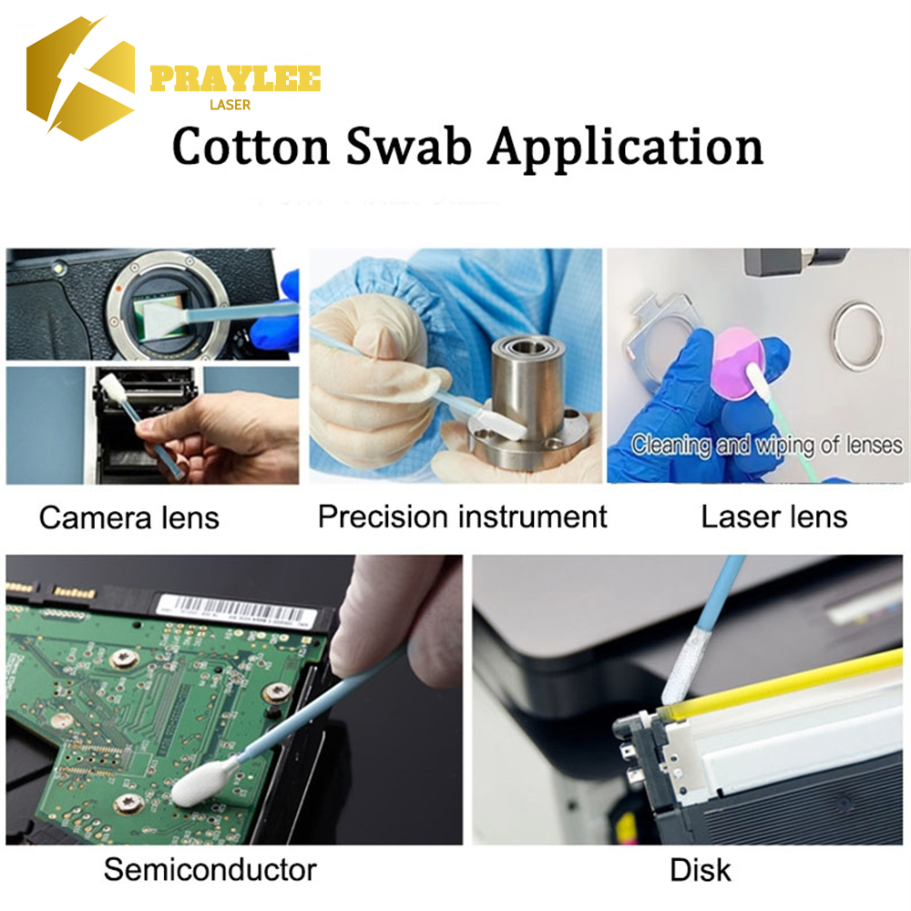 Praylee 100PCS Industry Cotton - Industrial Fiber Laser ulasan dan harga